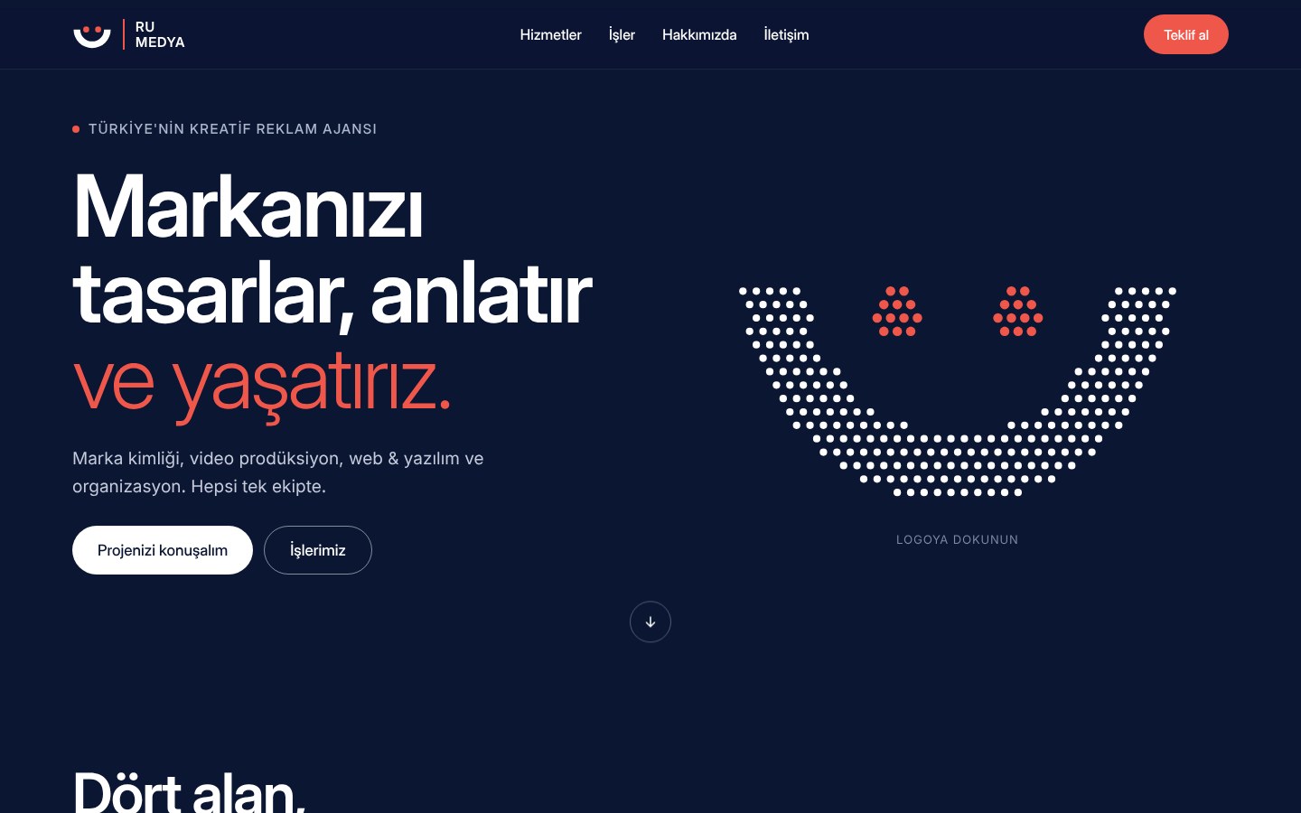 Ru Medya Web Sitesi — Kurumsal web sitesi