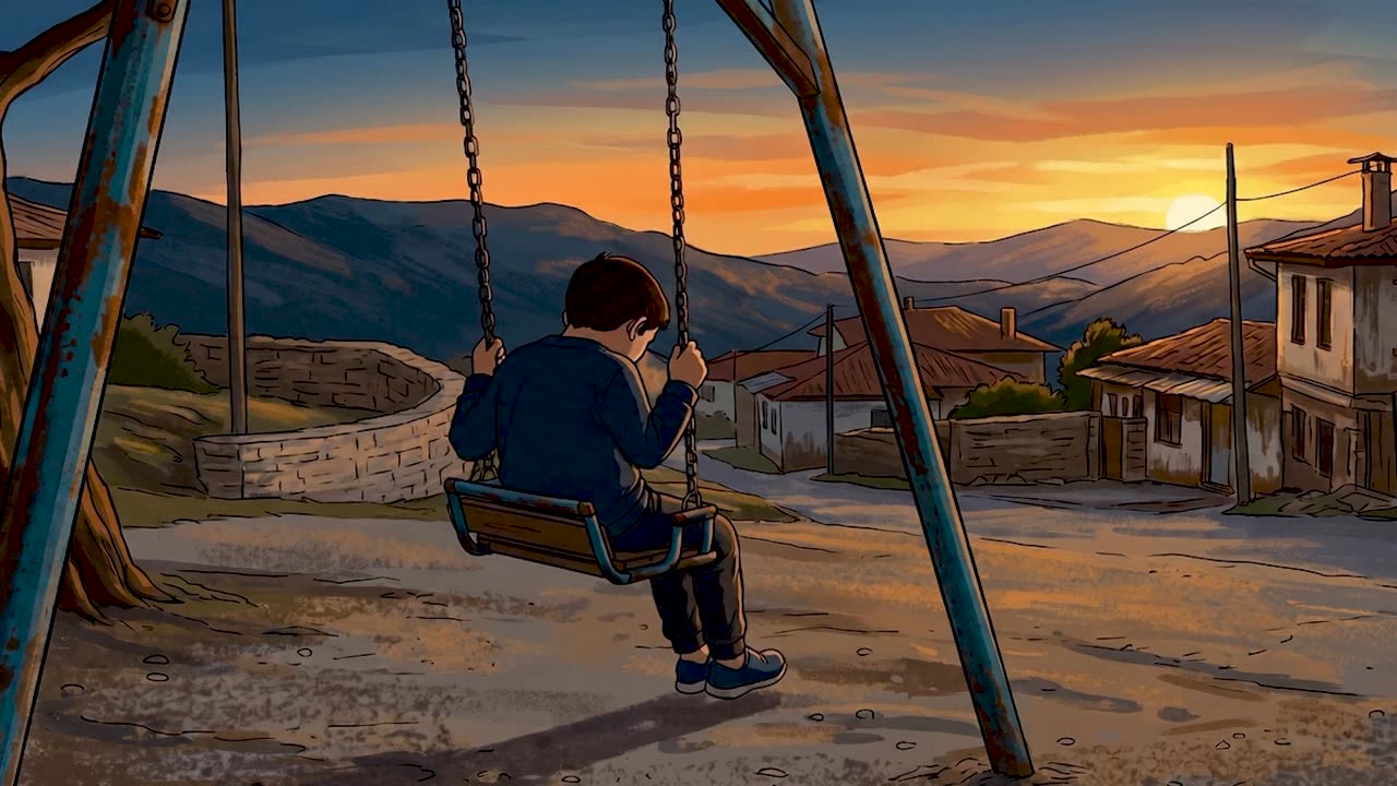 Filmden bir kare: boş salıncak